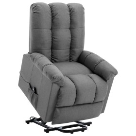 Sillón elevable tela gris claro de vidaXL, Sillones - Ref: Foro24-321380, Precio: 483,99 €, Descuento: %