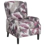 Sillón reclinable de tela con estampado de flores de vidaXL, Sillones - Ref: Foro24-338819, Precio: 168,99 €, Descuento: %