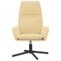 Sillón de relax de terciopelo color blanco crema de vidaXL, Sillones - Ref: Foro24-341349, Precio: 95,95 €, Descuento: %