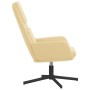 Sillón de relax de terciopelo color blanco crema de vidaXL, Sillones - Ref: Foro24-341349, Precio: 95,95 €, Descuento: %