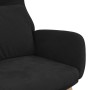 Sillón de relax de terciopelo negro de vidaXL, Sillones - Ref: Foro24-341357, Precio: 114,76 €, Descuento: %