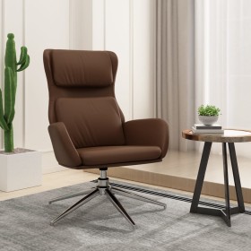 Bright Brown Faux Leather Relaxation Chair by vidaXL, Armchairs - Ref: Foro24-341363, Price: 105,99 €, Discount: %