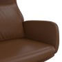 Sillón de relax de cuero sintético marrón brillante de vidaXL, Sillones - Ref: Foro24-341363, Precio: 105,99 €, Descuento: %