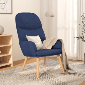 Sillón de relax de tela azul de vidaXL, Sillones - Ref: Foro24-340994, Precio: 117,99 €, Descuento: %