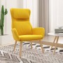 Sillón de relax de terciopelo amarillo mostaza de vidaXL, Sillones - Ref: Foro24-341358, Precio: 115,35 €, Descuento: %