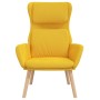 Sillón de relax de terciopelo amarillo mostaza de vidaXL, Sillones - Ref: Foro24-341358, Precio: 115,35 €, Descuento: %