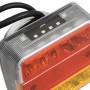 Luces de remolque 2 uds bombilla LED roja 10,5x7,5x10 cm 12V de vidaXL, Luces para vehículos motorizados - Ref: Foro24-152904...