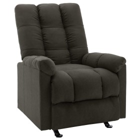 Silla reclinable de tela gris taupe de vidaXL, Sillones - Ref: Foro24-321408, Precio: 207,99 €, Descuento: %