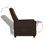 Brown Fabric Recliner by vidaXL, Armchairs - Ref: Foro24-338984, Price: 169,65 €, Discount: %