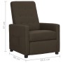 Brown Fabric Recliner by vidaXL, Armchairs - Ref: Foro24-338984, Price: 169,65 €, Discount: %