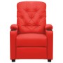 Red Faux Leather Recliner by vidaXL, Armchairs - Ref: Foro24-339127, Price: 204,99 €, Discount: %