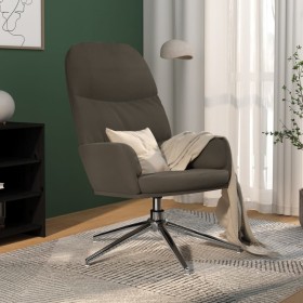 Sillón de relax de piel de ante sintético gris oscuro de vidaXL, Sillones - Ref: Foro24-341028, Precio: 76,99 €, Descuento: %