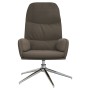 Sillón de relax de piel de ante sintético gris oscuro de vidaXL, Sillones - Ref: Foro24-341028, Precio: 76,99 €, Descuento: %