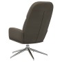 Sillón de relax de piel de ante sintético gris oscuro de vidaXL, Sillones - Ref: Foro24-341028, Precio: 76,99 €, Descuento: %