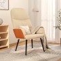 Cream White Fabric Relaxation Armchair by vidaXL, Armchairs - Ref: Foro24-341014, Price: 78,40 €, Discount: %