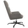 Sillón de relax de terciopelo gris claro de vidaXL, Sillones - Ref: Foro24-341407, Precio: 94,99 €, Descuento: %