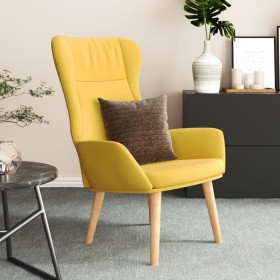 Mustard yellow fabric relaxation armchair by vidaXL, Armchairs - Ref: Foro24-341401, Price: 113,47 €, Discount: %