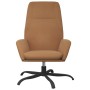 Sillón de relax de piel de ante sintético gris taupe de vidaXL, Sillones - Ref: Foro24-341378, Precio: 73,92 €, Descuento: %