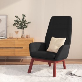 Sillón de relax de tela negro de vidaXL, Sillones - Ref: Foro24-341389, Precio: 133,99 €, Descuento: %