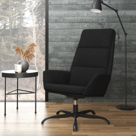 Sillón de relax de terciopelo negro de vidaXL, Sillones - Ref: Foro24-341413, Precio: 101,99 €, Descuento: %