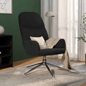 Sillón de relax de piel de ante sintético negro brillante de vidaXL, Sillones - Ref: Foro24-341029, Precio: 88,09 €, Descuent...