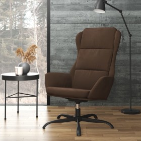 Brown Faux Suede Leather Relaxation Armchair by vidaXL, Armchairs - Ref: Foro24-341418, Price: 104,17 €, Discount: %