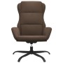 Sillón de relax de piel de ante sintética marrón de vidaXL, Sillones - Ref: Foro24-341418, Precio: 104,99 €, Descuento: %