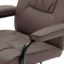 Sillón para la TV con reposapiés cuero sintético marrón de vidaXL, Sillones - Ref: Foro24-249298, Precio: 151,79 €, Descuento: %