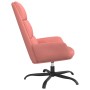 Sillón de relax de terciopelo rosa de vidaXL, Sillones - Ref: Foro24-341411, Precio: 101,92 €, Descuento: %