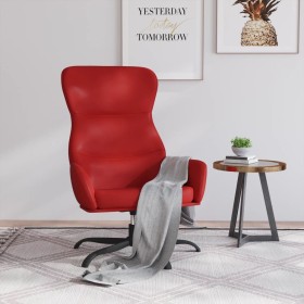 Red synthetic leather relaxation armchair by vidaXL, Armchairs - Ref: Foro24-341088, Price: 88,57 €, Discount: %