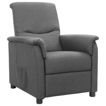 Light Gray Fabric Recliner by vidaXL, Armchairs - Ref: Foro24-338896, Price: 181,88 €, Discount: %