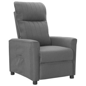 Light Gray Fabric Recliner by vidaXL, Armchairs - Ref: Foro24-342253, Price: 171,99 €, Discount: %