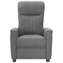 Sillón reclinable de tela gris claro de vidaXL, Sillones - Ref: Foro24-342253, Precio: 171,99 €, Descuento: %