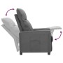 Sillón reclinable de tela gris claro de vidaXL, Sillones - Ref: Foro24-342253, Precio: 171,99 €, Descuento: %