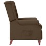 Sillón reclinable de tela marrón de vidaXL, Sillones - Ref: Foro24-342219, Precio: 197,06 €, Descuento: %