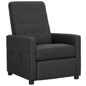 Dark Gray Fabric Recliner by vidaXL, Armchairs - Ref: Foro24-338981, Price: 207,38 €, Discount: %