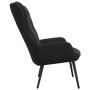 Silla de relajación de terciopelo negro de vidaXL, Sillones - Ref: Foro24-341235, Precio: 119,99 €, Descuento: %