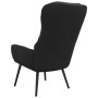 Silla de relajación de terciopelo negro de vidaXL, Sillones - Ref: Foro24-341235, Precio: 119,99 €, Descuento: %