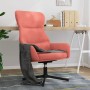 Silla de relajación de terciopelo rosa de vidaXL, Sillones - Ref: Foro24-341112, Precio: 94,99 €, Descuento: %