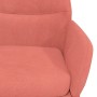 Silla de relajación de terciopelo rosa de vidaXL, Sillones - Ref: Foro24-341112, Precio: 94,99 €, Descuento: %