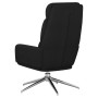 Sillón de relax de tela negro de vidaXL, Sillones - Ref: Foro24-341136, Precio: 127,58 €, Descuento: %