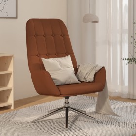 Sillón de relax de piel de ante sintético marrón de vidaXL, Sillones - Ref: Foro24-341247, Precio: 84,99 €, Descuento: %