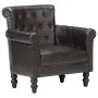 Black Genuine Goat Leather Armchair by vidaXL, Armchairs - Ref: Foro24-288288, Price: 315,77 €, Discount: %