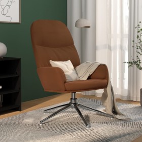 Sillón de relax de piel de ante sintético marrón de vidaXL, Sillones - Ref: Foro24-341025, Precio: 92,99 €, Descuento: %