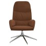 Brown Faux Suede Leather Relaxation Armchair by vidaXL, Armchairs - Ref: Foro24-341025, Price: 92,84 €, Discount: %