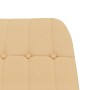 Cream-colored synthetic suede leather relaxation armchair by vidaXL, Armchairs - Ref: Foro24-341252, Price: 86,73 €, Discount: %