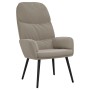 Light Gray Velvet Relaxation Armchair by vidaXL, Armchairs - Ref: Foro24-341001, Price: 88,99 €, Discount: %