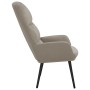 Light Gray Velvet Relaxation Armchair by vidaXL, Armchairs - Ref: Foro24-341001, Price: 88,99 €, Discount: %