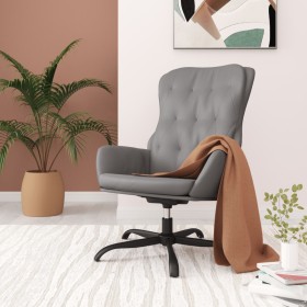 Sillón de relax de cuero sintético gris antracita de vidaXL, Sillones - Ref: Foro24-341243, Precio: 88,99 €, Descuento: %