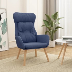 Sillón de relax de tela azul de vidaXL, Sillones - Ref: Foro24-341294, Precio: 103,99 €, Descuento: %